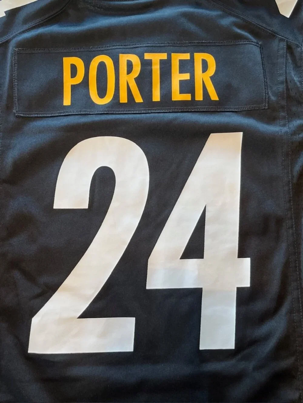 Nike Pittsburgh Steelers Joey Porter #24 Jersey Mens Small Black NFL Football